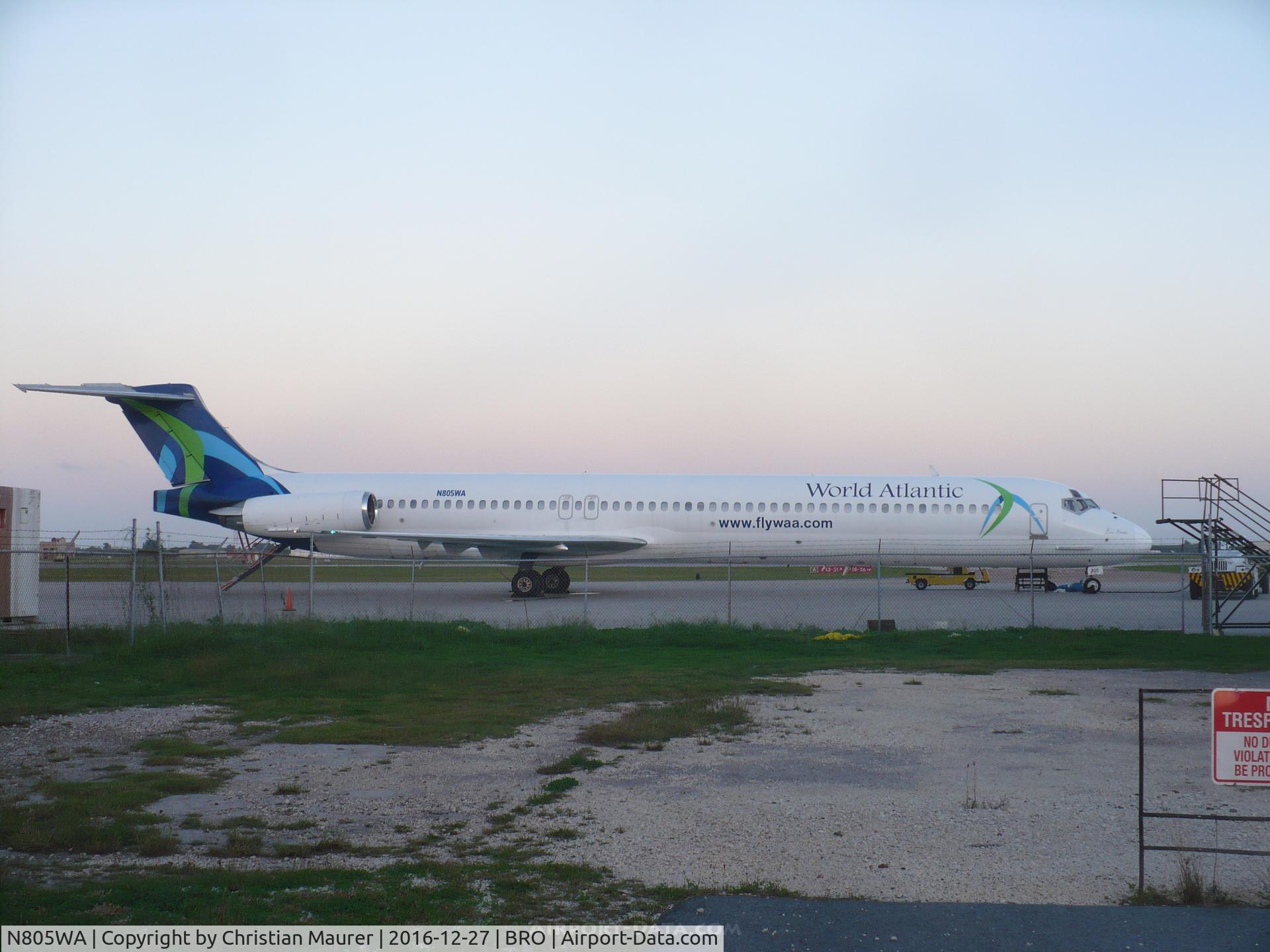 N805WA, 1996 McDonnell Douglas MD-83 (DC-9-83) C/N 53470, World Atlantic MD-83 That just arrived from Haiti