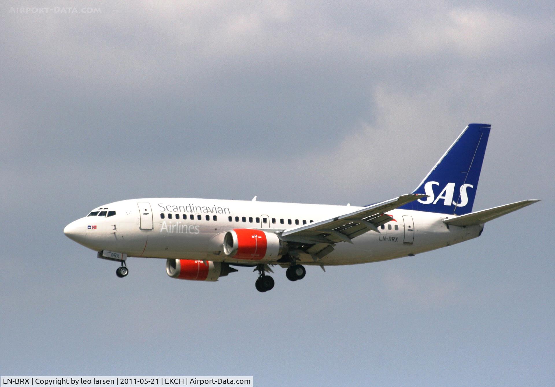 LN-BRX, 1993 Boeing 737-505 C/N 25797, Copenhagen 21.5.11