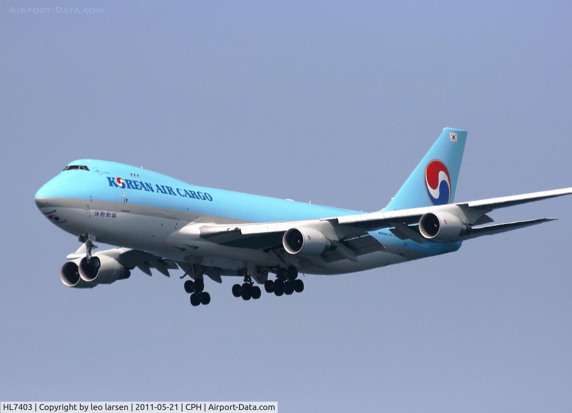 HL7403, 1998 Boeing 747-4B5F/SCD C/N 26408, Copenhagen 21.5.11