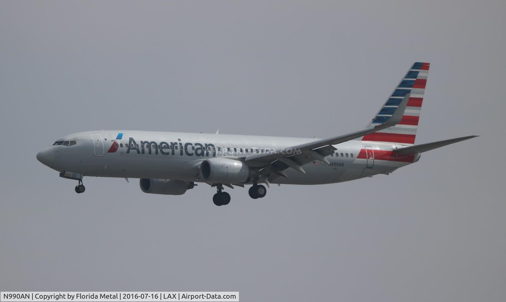N990AN, 2009 Boeing 737-823 C/N 29563, American