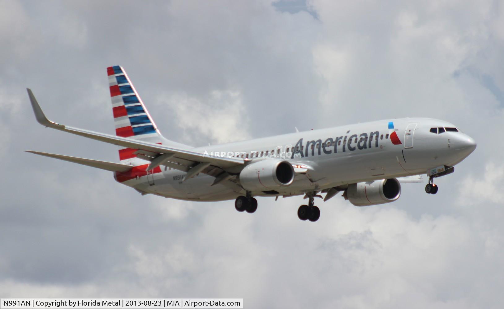 N991AN, 2009 Boeing 737-823 C/N 30920, American