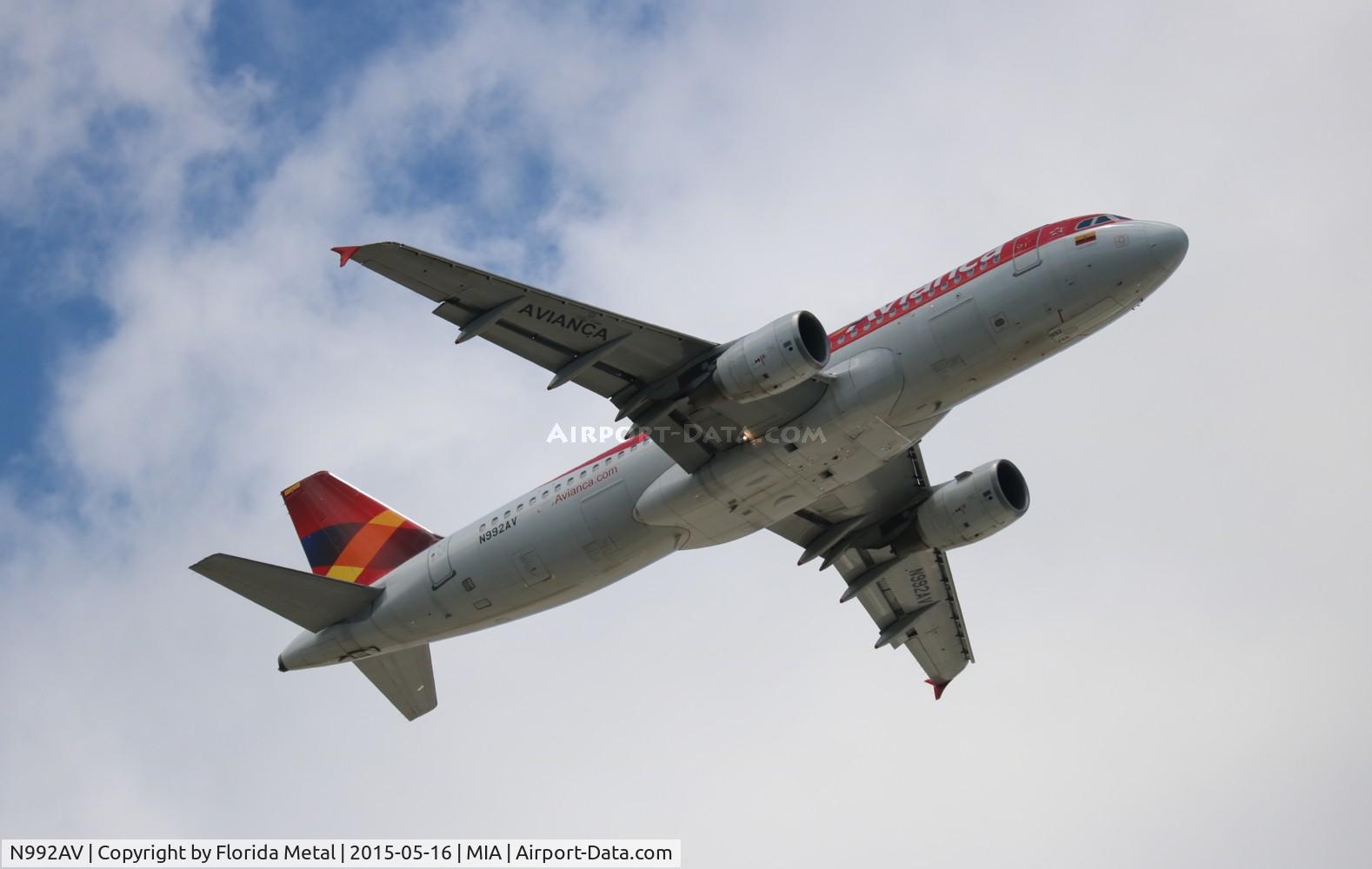 N992AV, 2009 Airbus A320-214 C/N 3992, Avianca