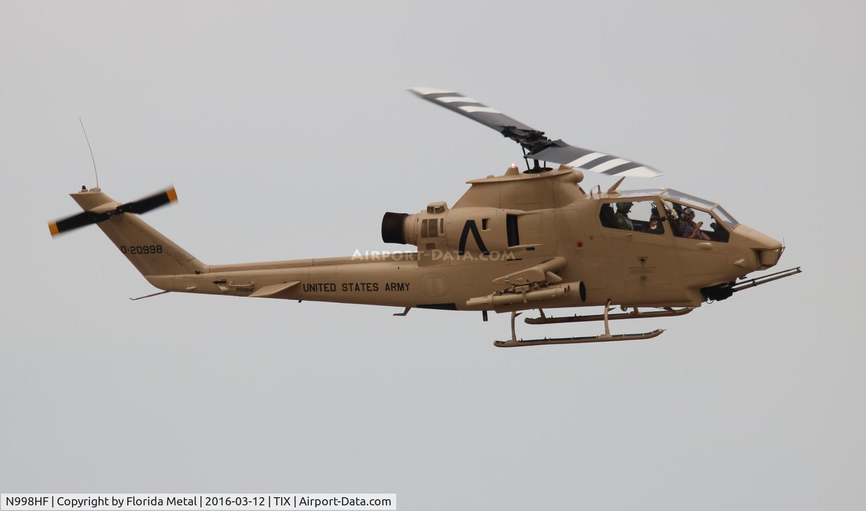 N998HF, 1971 Bell AH-1F Cobra C/N 71-20998, AH-1F