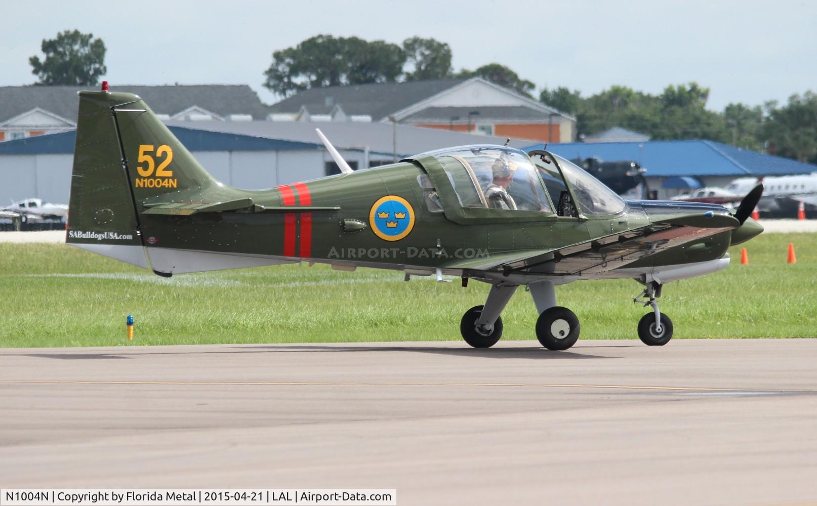 N1004N, 1972 Scottish Aviation Sk.61E Bulldog C/N BH100/167, Bulldog