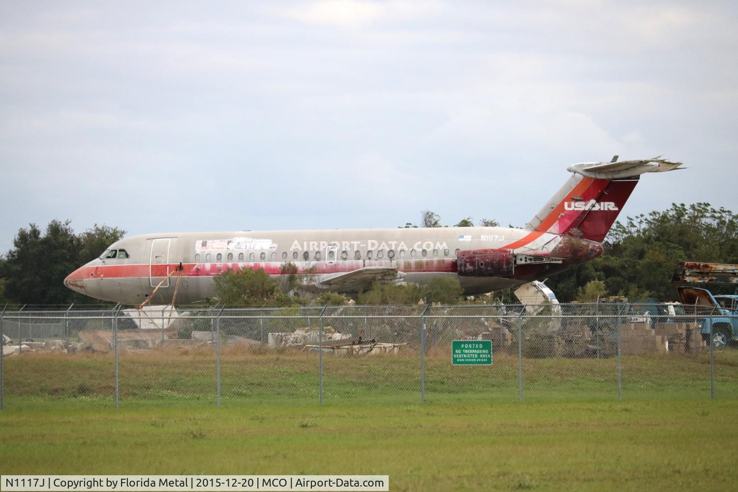 N1117J, 1966 BAC 111-215AU One-Eleven C/N BAC.099, USAir Bac 111
