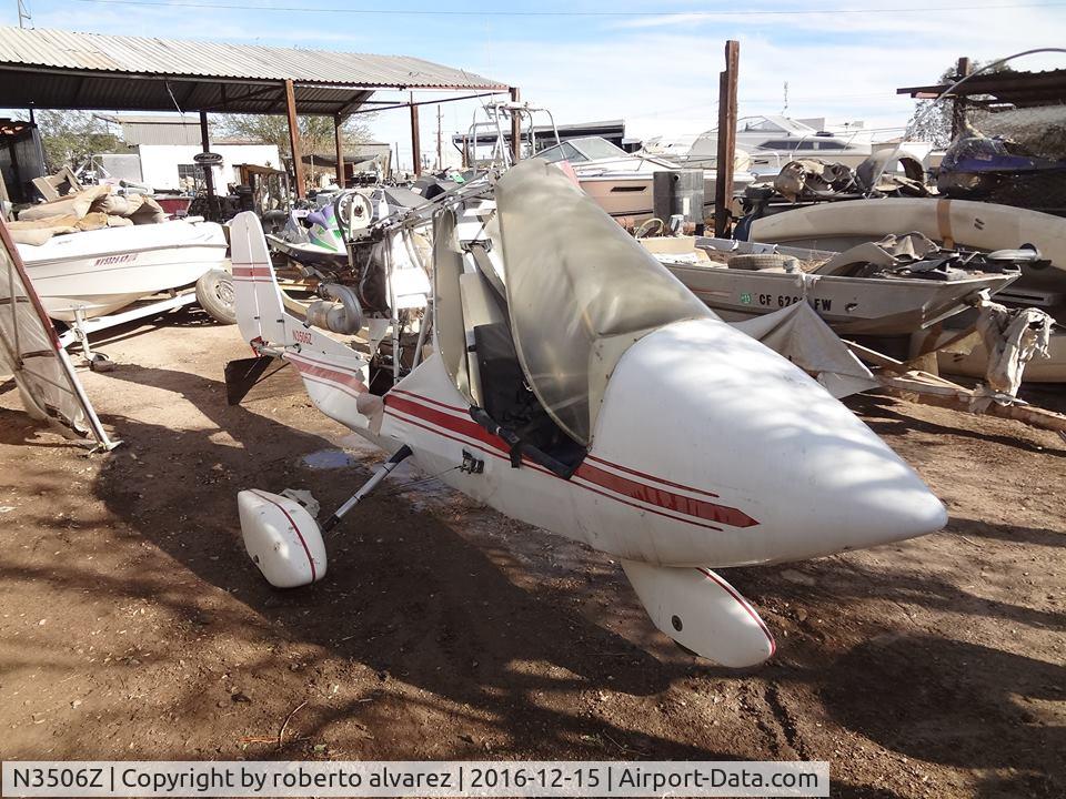 N3506Z, 2002 Quad City Challenger I C/N 1001W0764, left on a landing strip on Baja California,sold as scrap