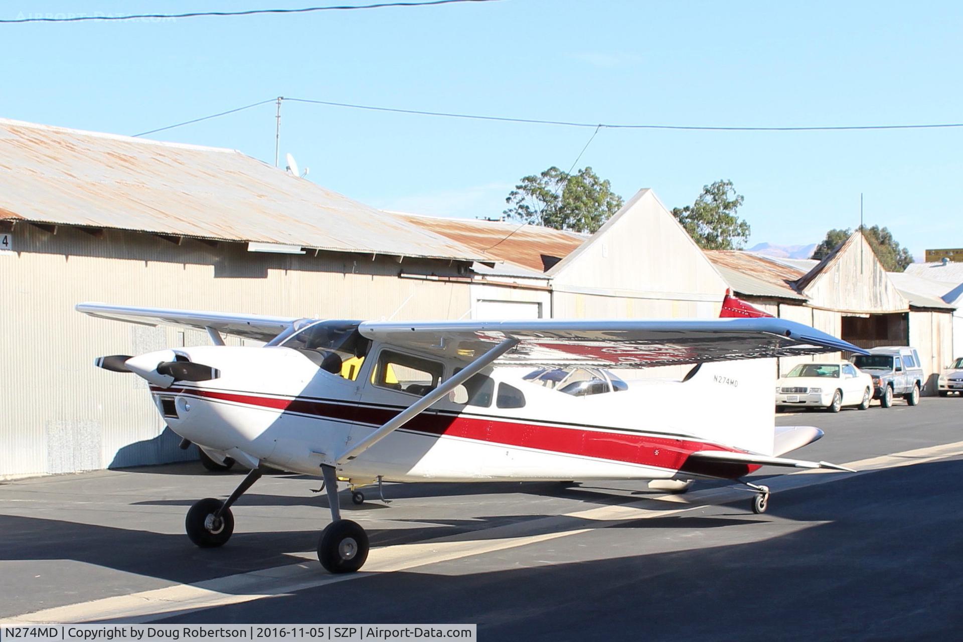 N274MD, 1975 Cessna 180J Skywagon C/N 18052591, 1975 Cessna 180J SKYWAGON, Continental O-470-S 230 Hp