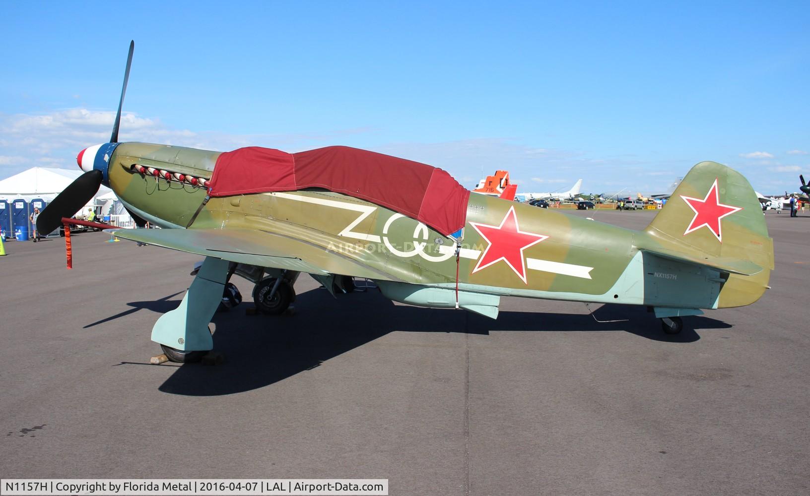 N1157H, 1994 Yakovlev Yak-9U-M C/N 0470402, Yak-9