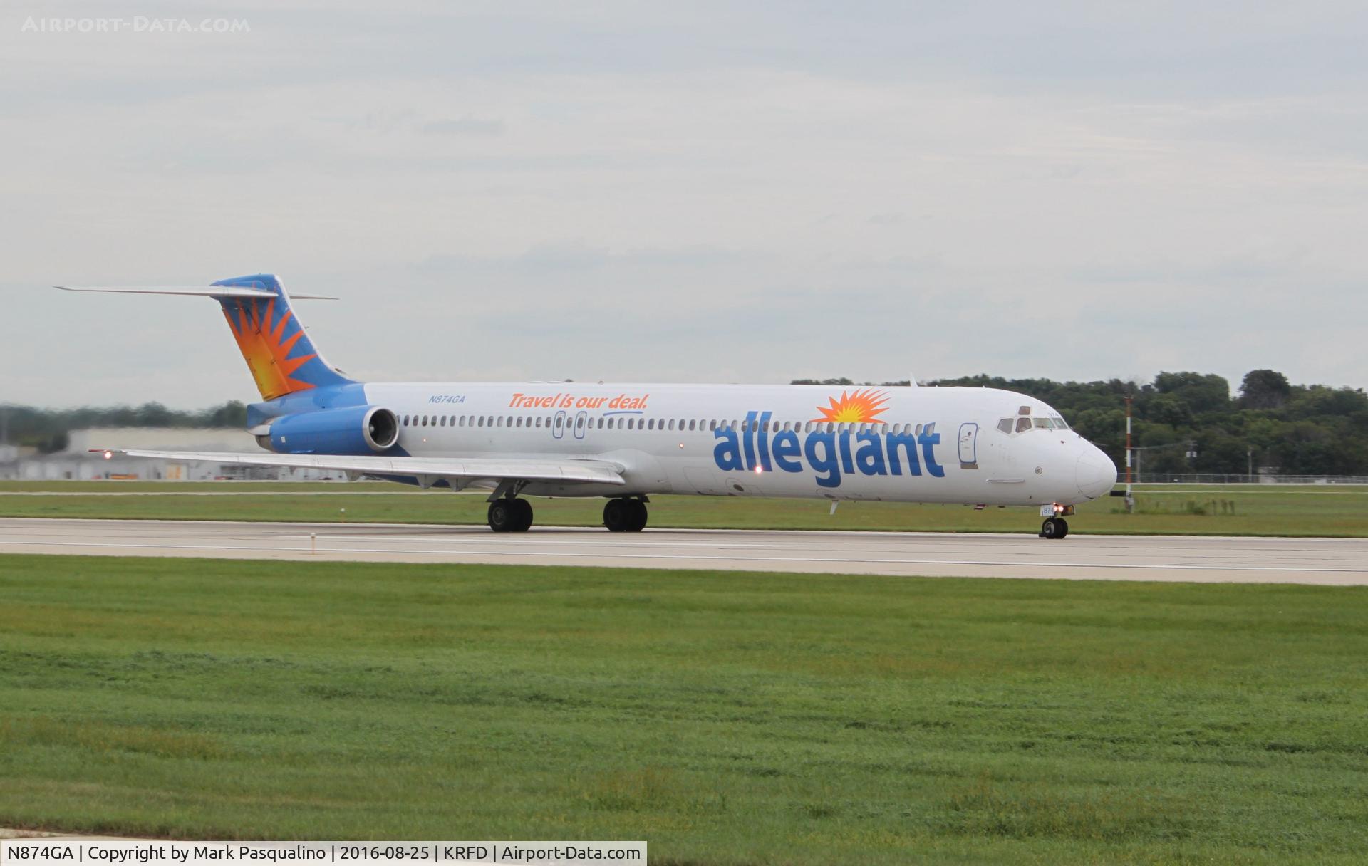 N874GA, 1987 McDonnell Douglas MD-83 (DC-9-83) C/N 49643, MD-83