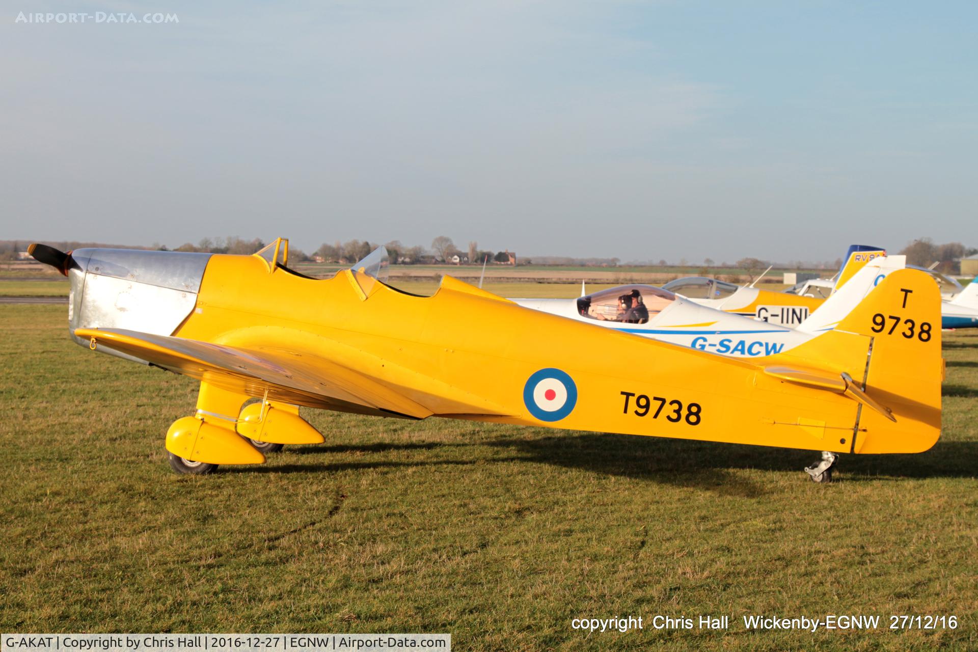 G-AKAT, 1940 Miles M14A Hawk Trainer 3 C/N 2005, at the Wickenby 