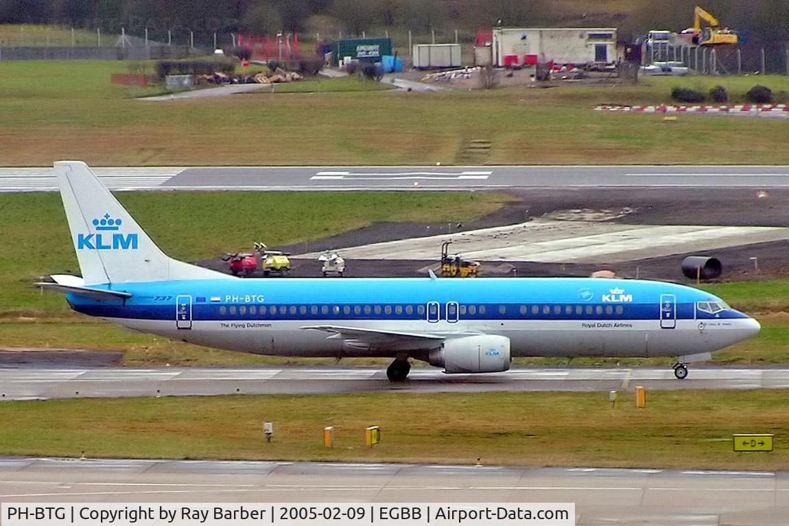 PH-BTG, 1994 Boeing 737-406 C/N 27233, Boeing 737-406 [27233] (KLM Royal Dutch Airlines) Birmingham Int'l~G 09/02/2005