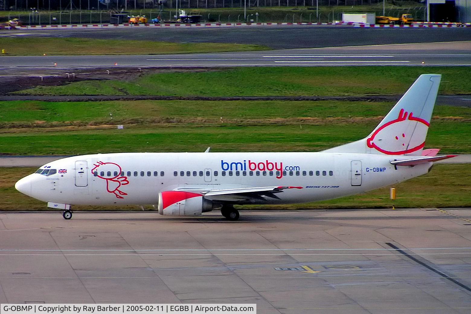 G-OBMP, 1992 Boeing 737-3Q8 C/N 24963, Boeing 737-36N [24963] (bmiBaby) Birmingham Int'l~G 11/02/2005
