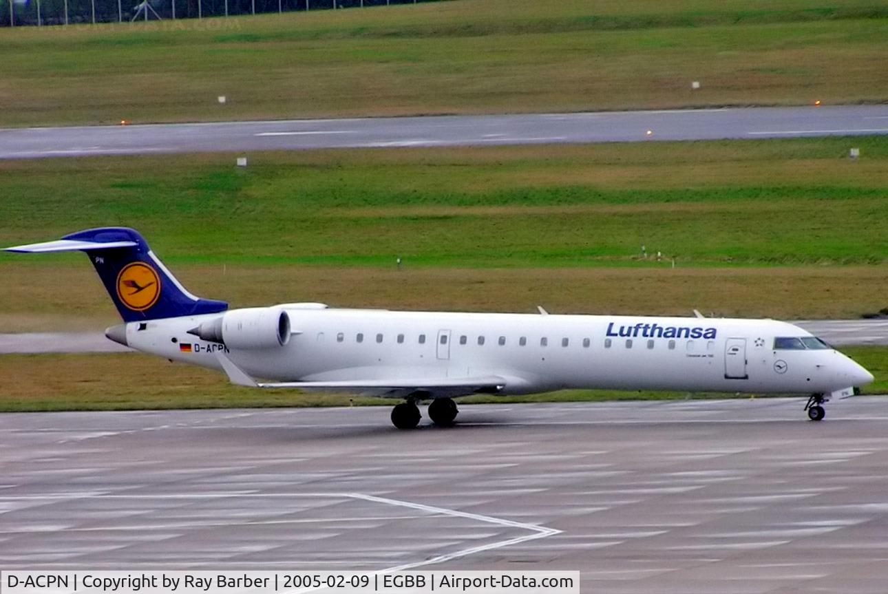 D-ACPN, 2003 Bombardier CRJ-701ER (CL-600-2C10) Regional Jet C/N 10083, Canadair CRJ-700 [10083] (Lufthansa Regional) Birmingham Int'l~G 09/02/2005