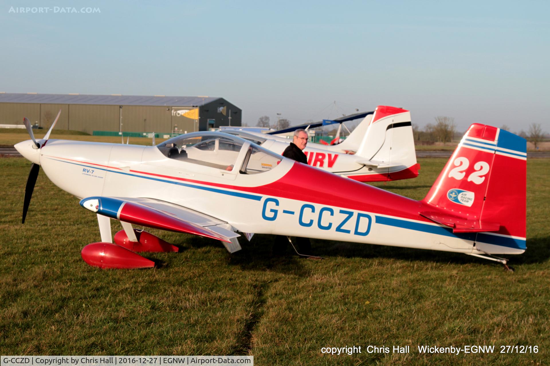 G-CCZD, 2004 Vans RV-7 C/N PFA 323-14087, at the Wickenby 
