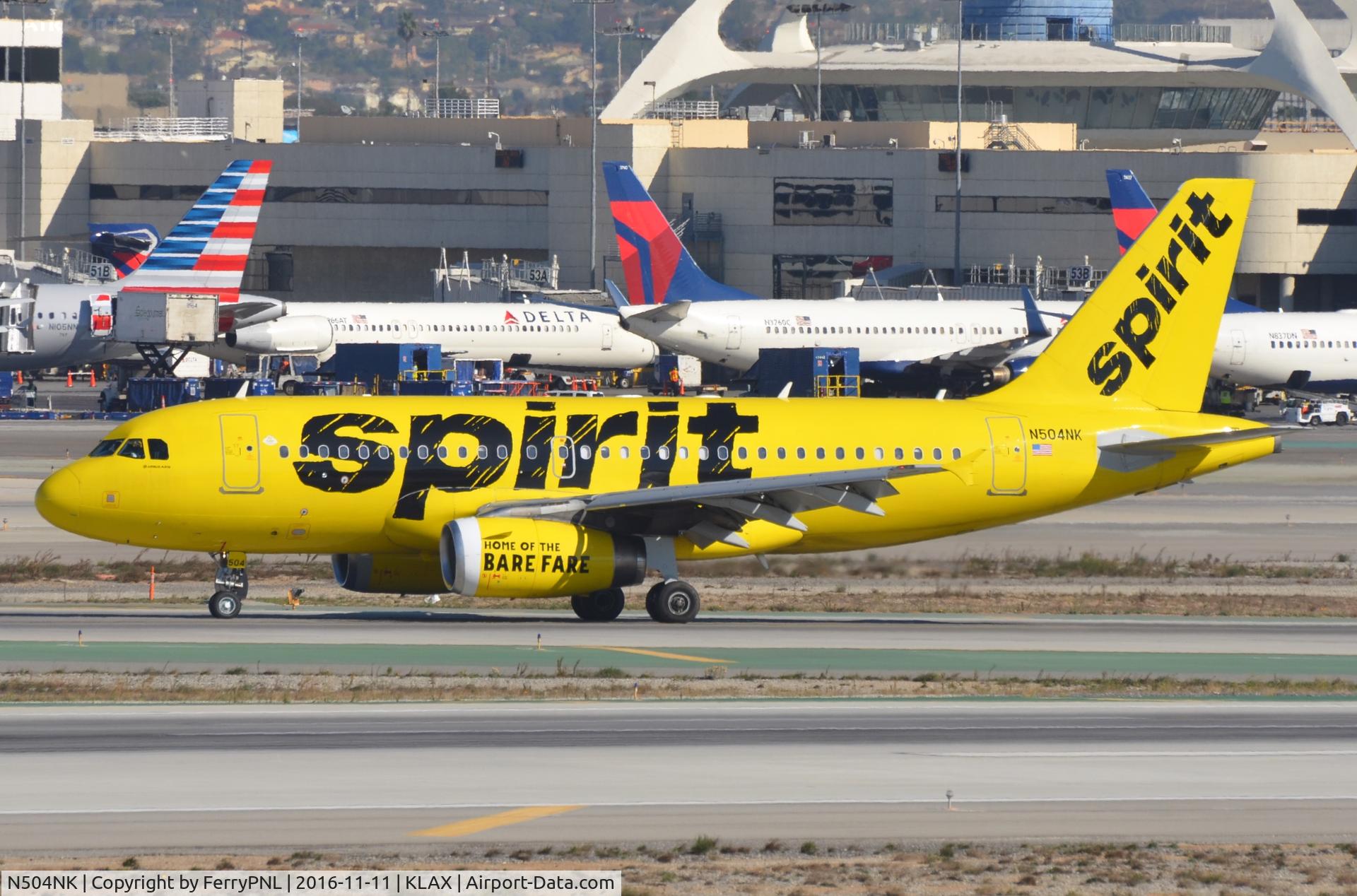 N504NK, 2005 Airbus A319-132 C/N 2473, Spirit A319 arrived.