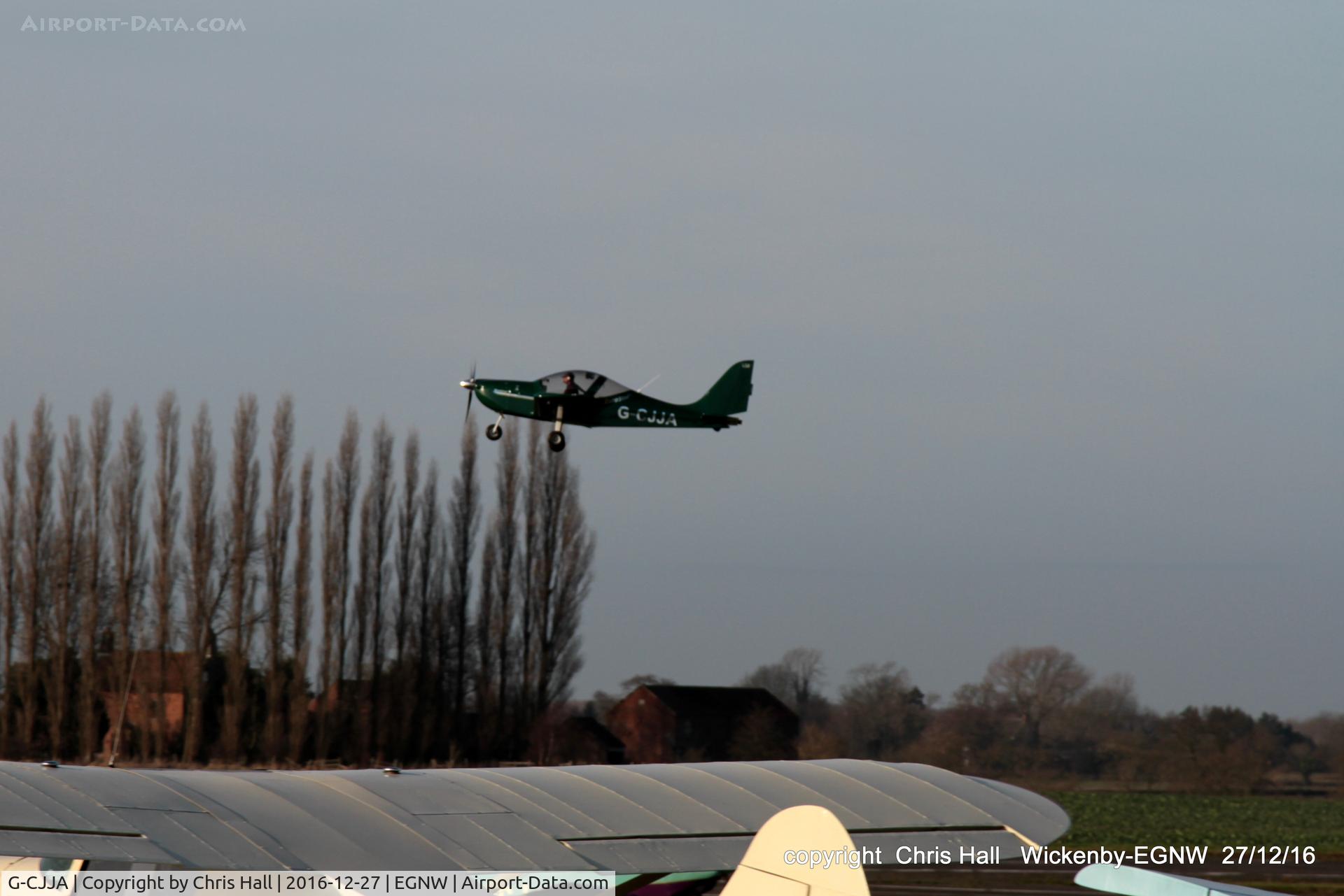 G-CJJA, 2016 Evektor EV-97 Eurostar SL C/N 2016-4235, at the Wickenby 