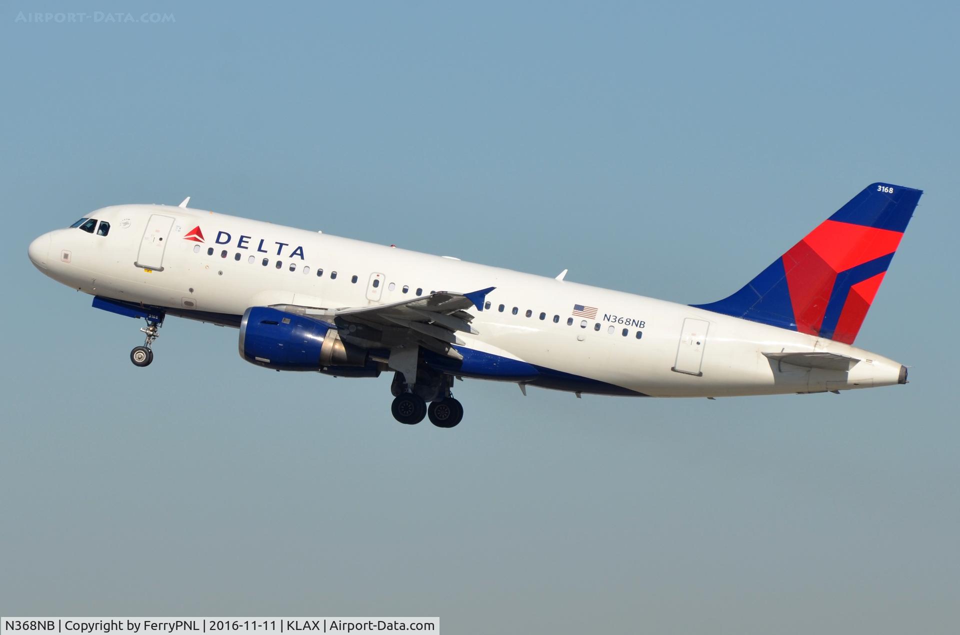 N368NB, 2003 Airbus A319-114 C/N 2039, Departre of Delta A319