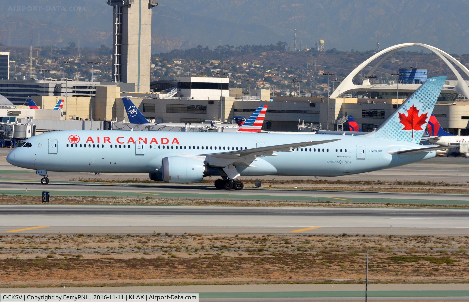 C-FKSV, 2016 Boeing 787-9 Dreamliner C/N 37170, Arrival of Air Canada B789