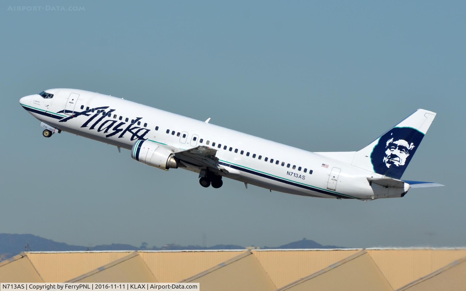 N713AS, 1999 Boeing 737-490 C/N 30161, More and more B734 of Alaska get retired.