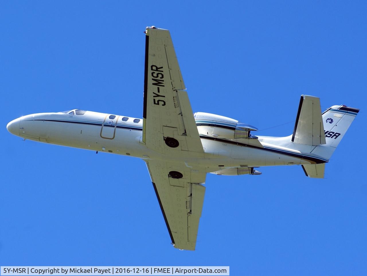 5Y-MSR, 2001 Cessna 550 Citation Bravo C/N 550-0975, Taking off rwy12...