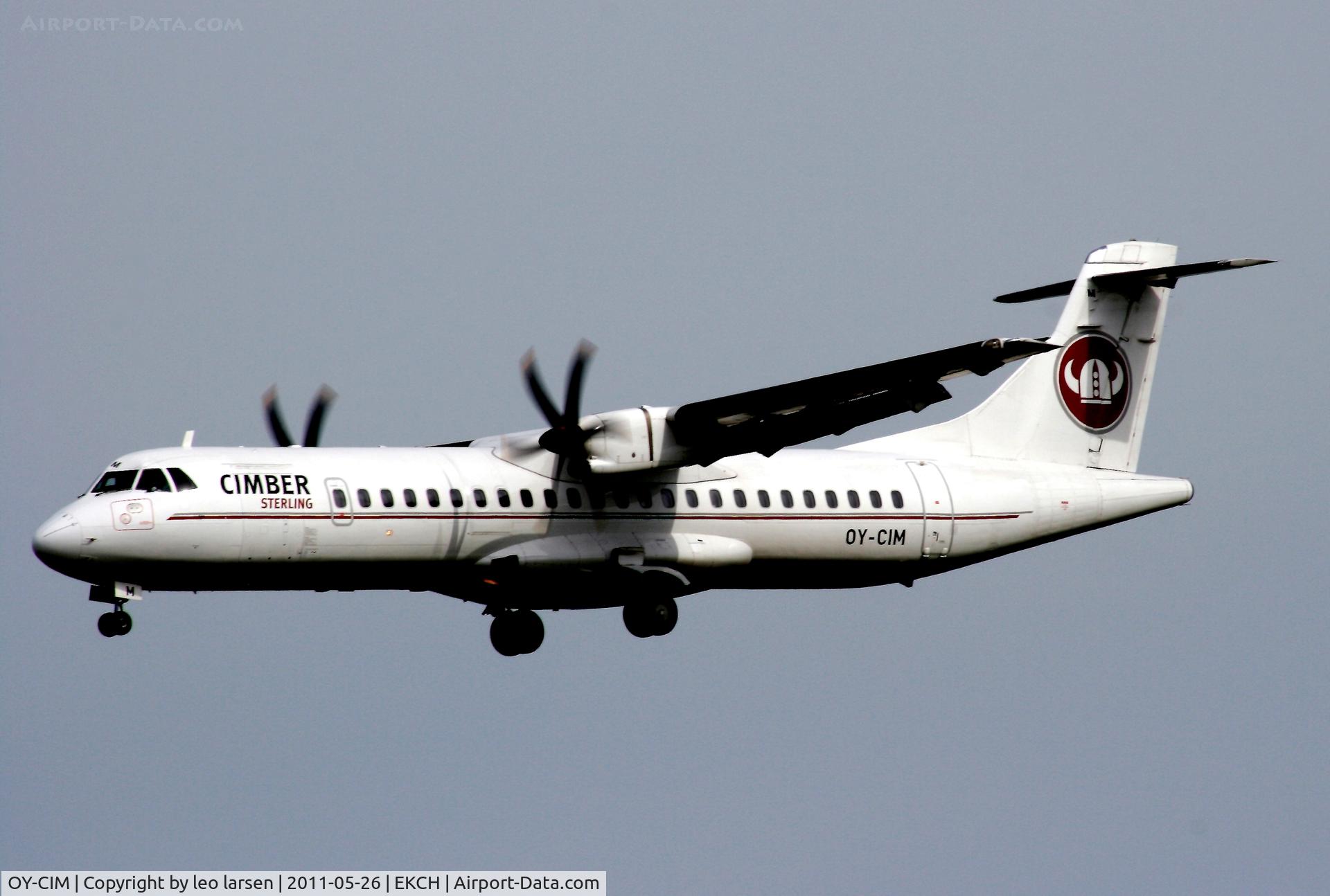 OY-CIM, 1995 ATR 72-212A C/N 468, Copenhagen 26.5.11