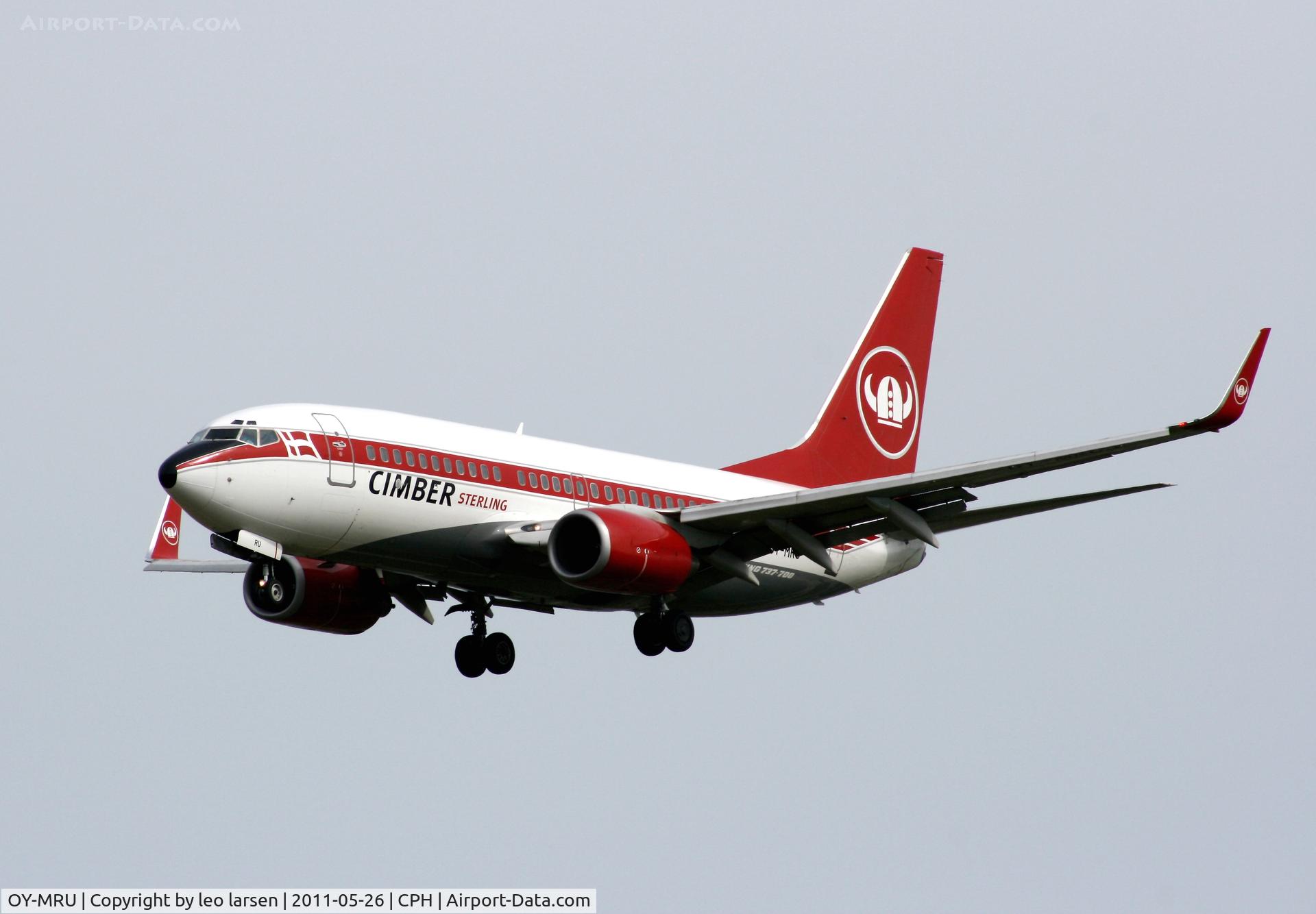 OY-MRU, 1999 Boeing 737-73S C/N 29079, Copenhagen 26.5.11