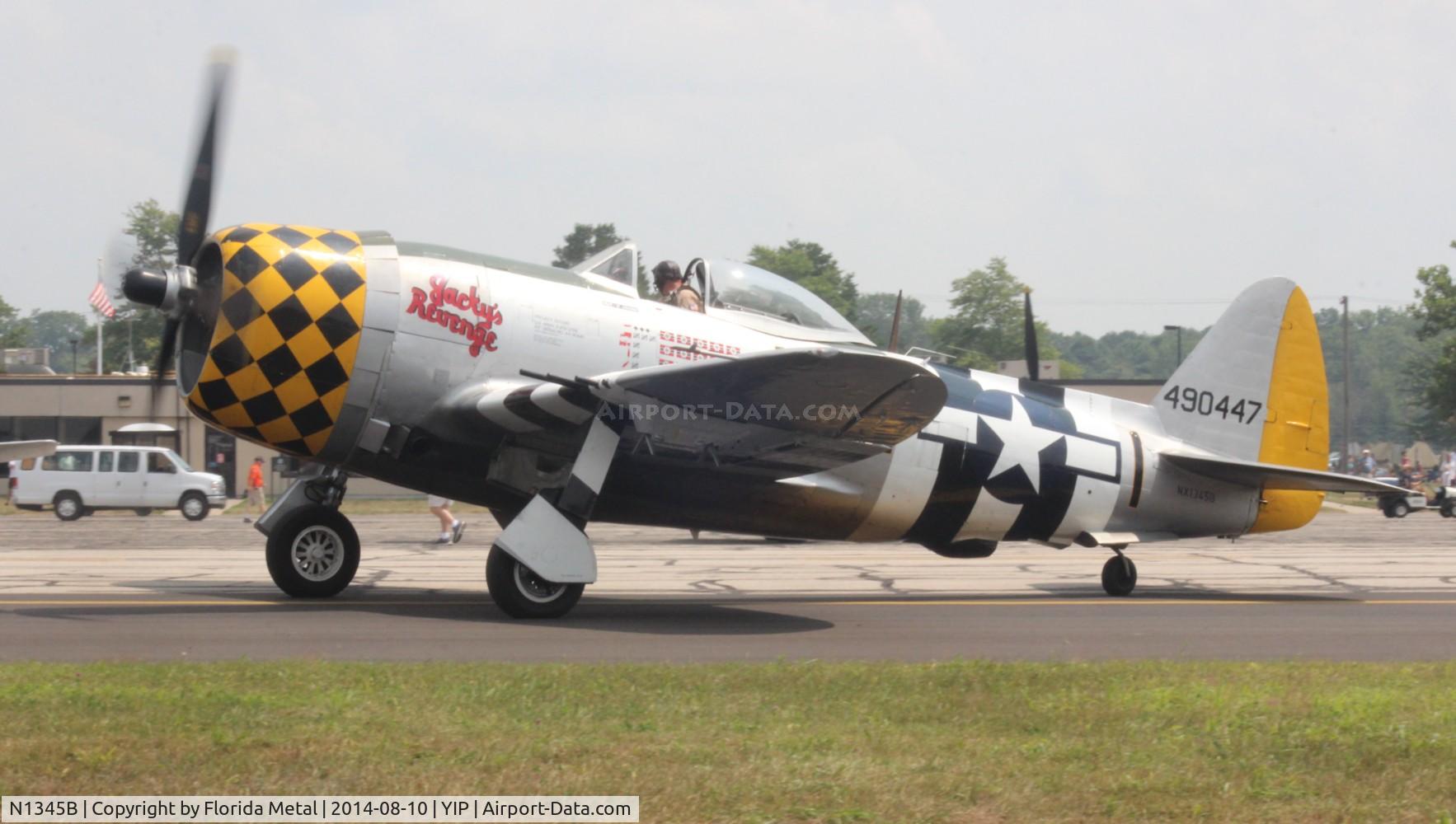 N1345B, 1945 Republic P-47D Thunderbolt C/N 399-55592, Jacky's Revenge unfortunately went down in the Hudson River a year later