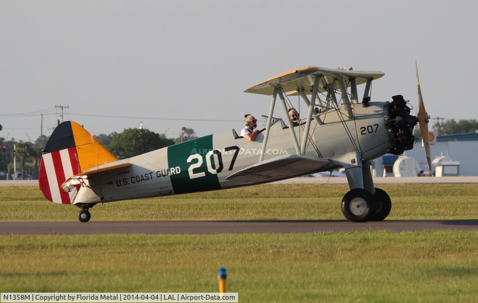 N1358M, 1941 Boeing B75N1 C/N 75-1229, Stearman
