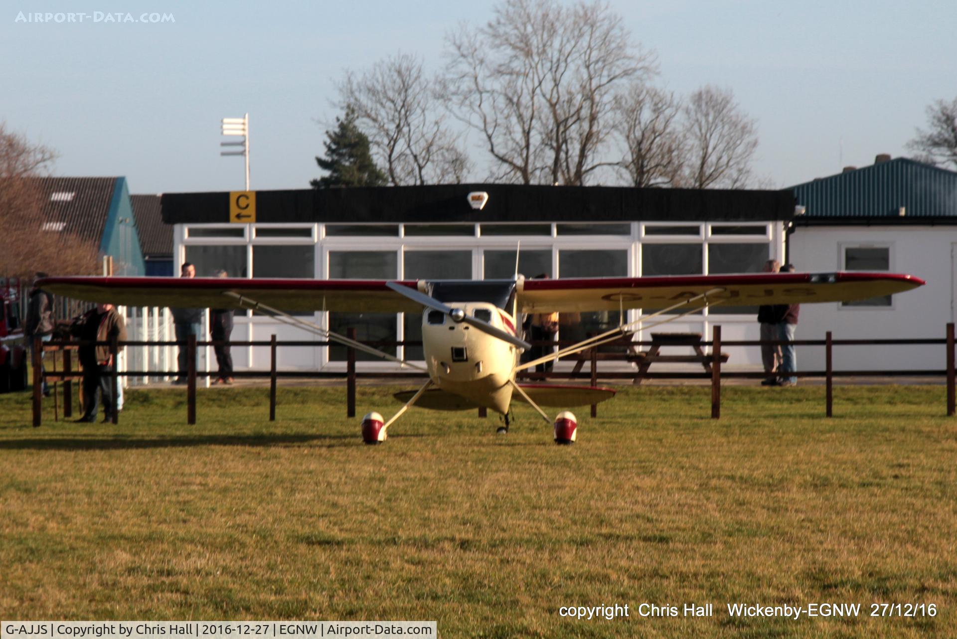 G-AJJS, 1947 Cessna 120 C/N 13047, at the Wickenby 