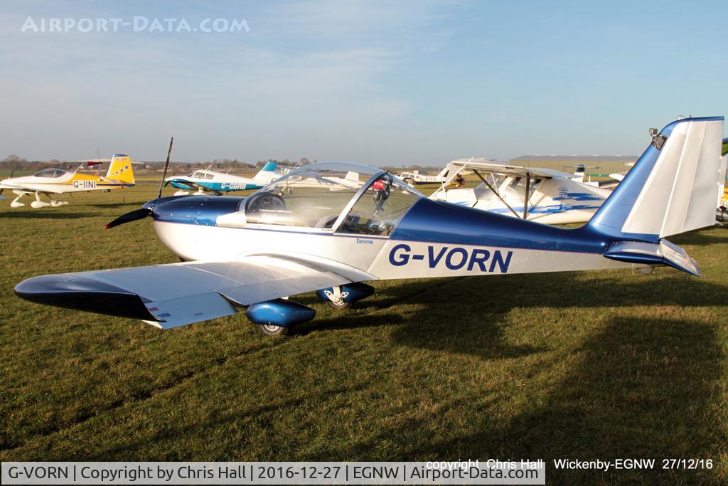 G-VORN, 2004 Aerotechnik EV-97 Eurostar C/N PFA 315-14299, at the Wickenby 