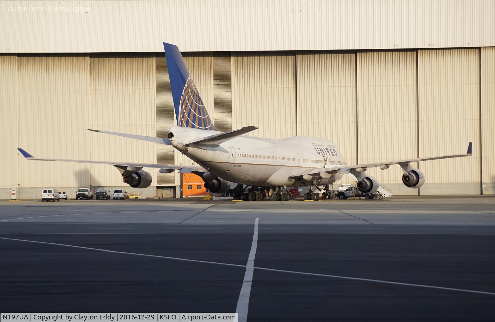N197UA, 1997 Boeing 747-422 C/N 26901, SFO 2016