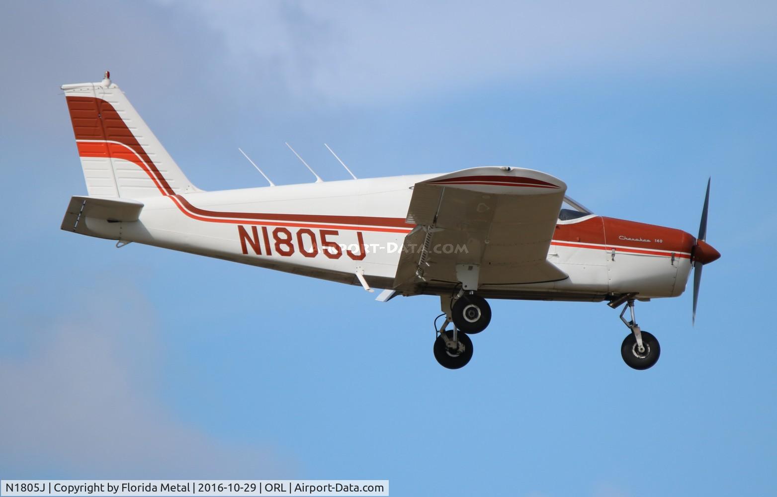 N1805J, 1968 Piper PA-28-140 C/N 28-24233, PA-28-140