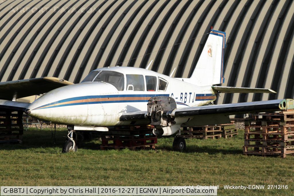 G-BBTJ, 1973 Piper PA-23-250 Aztec C/N 27-7305131, at Wickenby