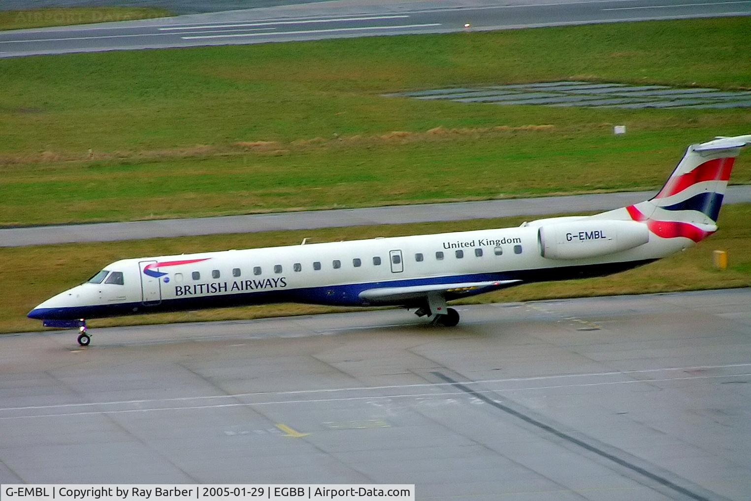 G-EMBL, 1999 Embraer EMB-145EU (ERJ-145EU) C/N 145177, Embraer ERJ-145EU [145177] (British Airways CitiExpress) Birmingham Int'l~G 29/01/2005