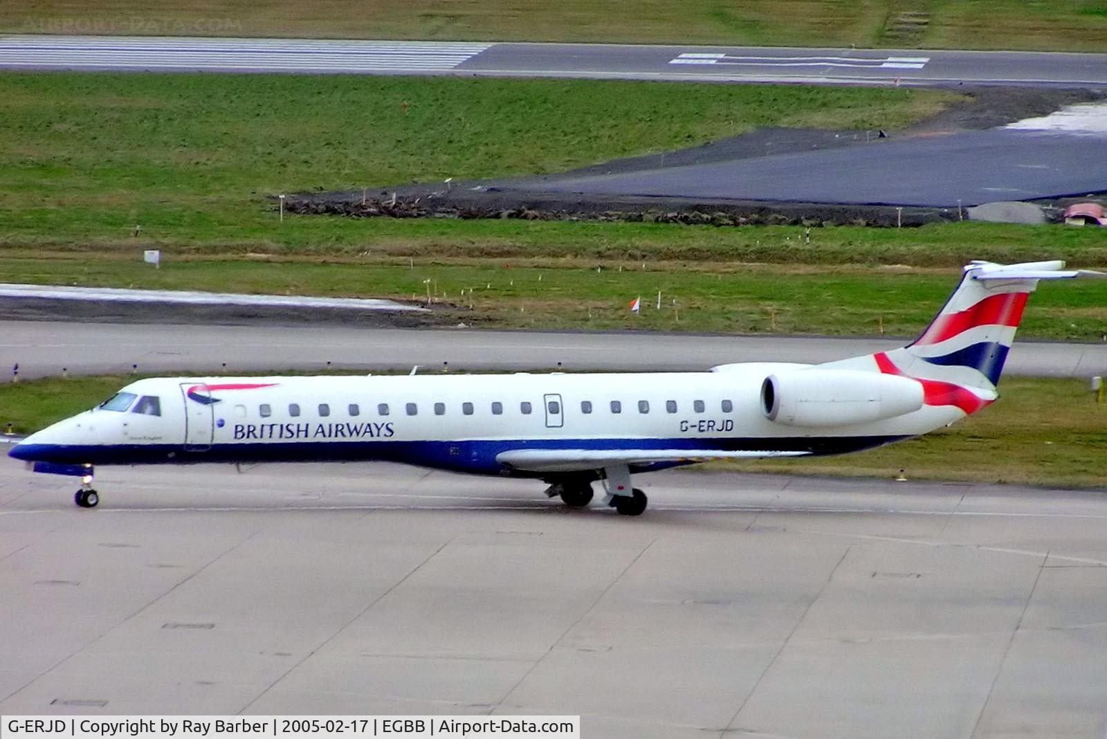 G-ERJD, 2000 Embraer EMB-145EP (ERJ-145EP) C/N 145290, Embraer ERJ-145EP [145290] (British Airways CitiExpress) Birmingham Int'l~G 17/02/2005