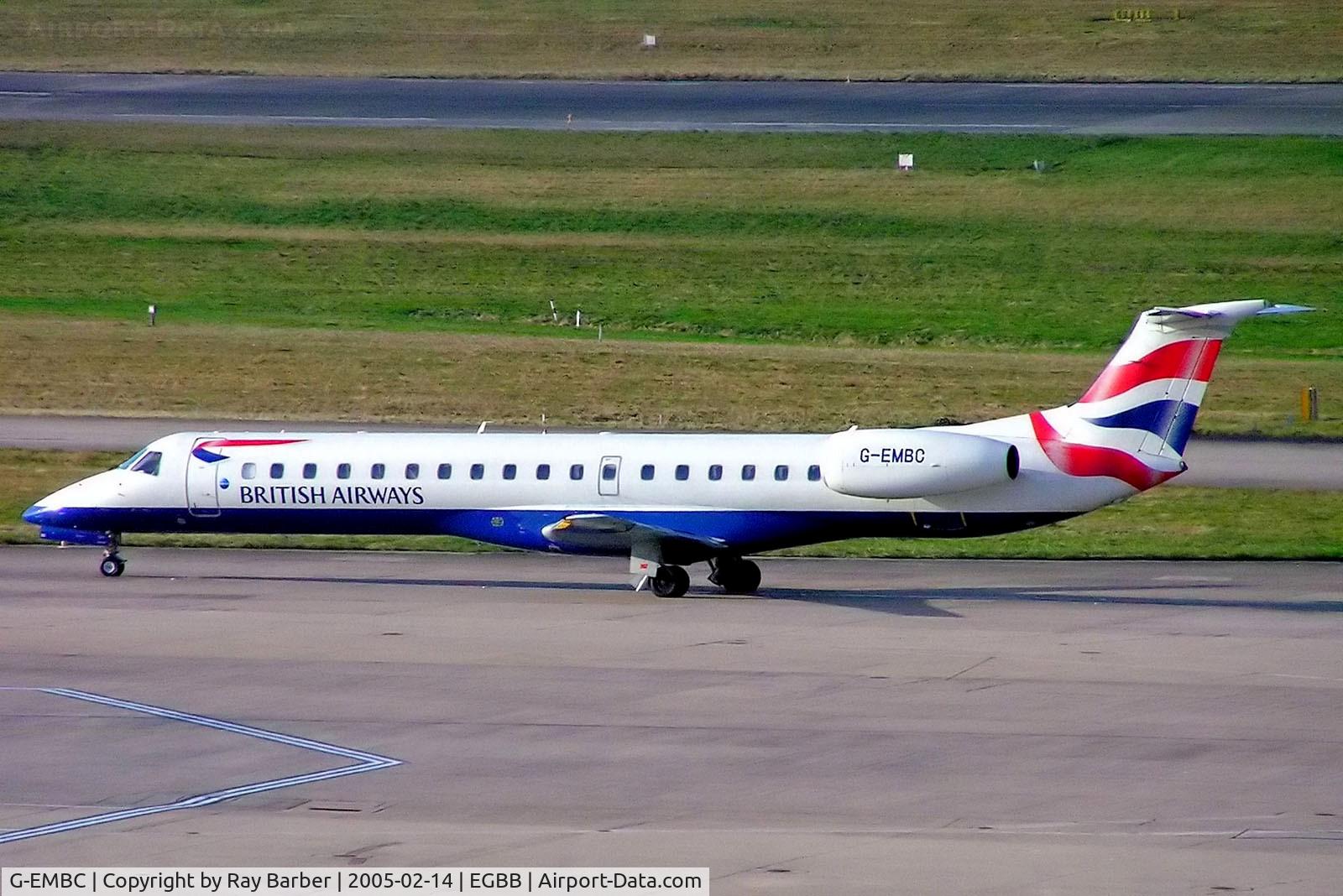 G-EMBC, 1997 Embraer EMB-145EP (ERJ-145EP) C/N 145024, Embraer ERJ-145EP [145024] (British Airways CitiExpress) Birmingham Int'l~G 14/02/2005