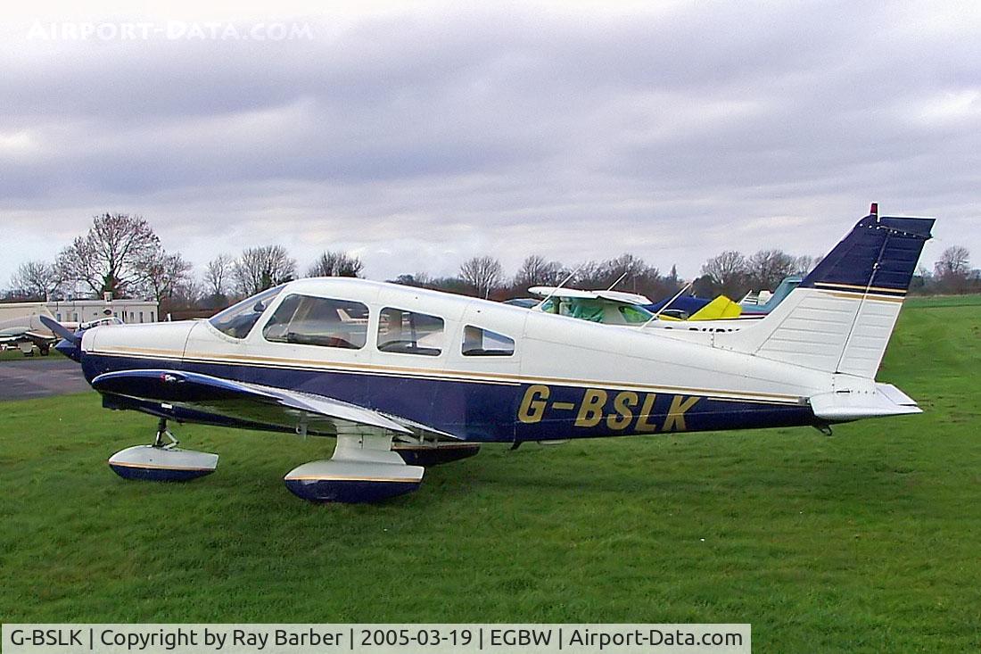 G-BSLK, 1979 Piper PA-28-161 Cherokee Warrior II C/N 28-7916018, Piper PA-28-161 Warrior II [28-7916018] Wellsbourne Mountford~G 17/03/2004