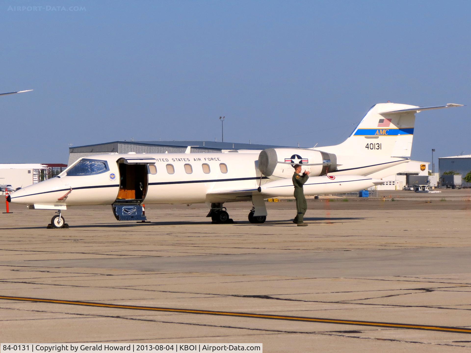 84-0131, 1984 Gates Learjet C-21A C/N 35A-577, Starting pre flight checks.