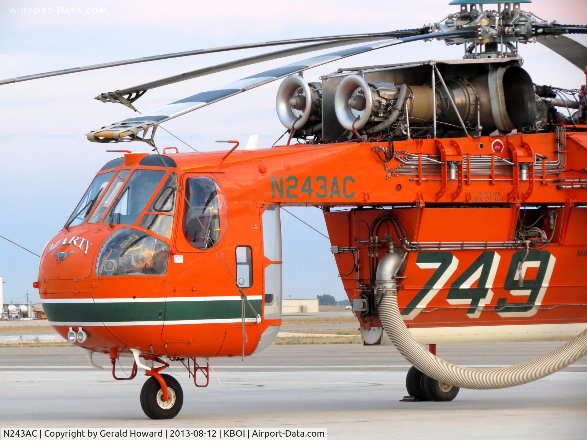 N243AC, Erickson S64E Skycrane C/N 64022, Parked on Western ramp.