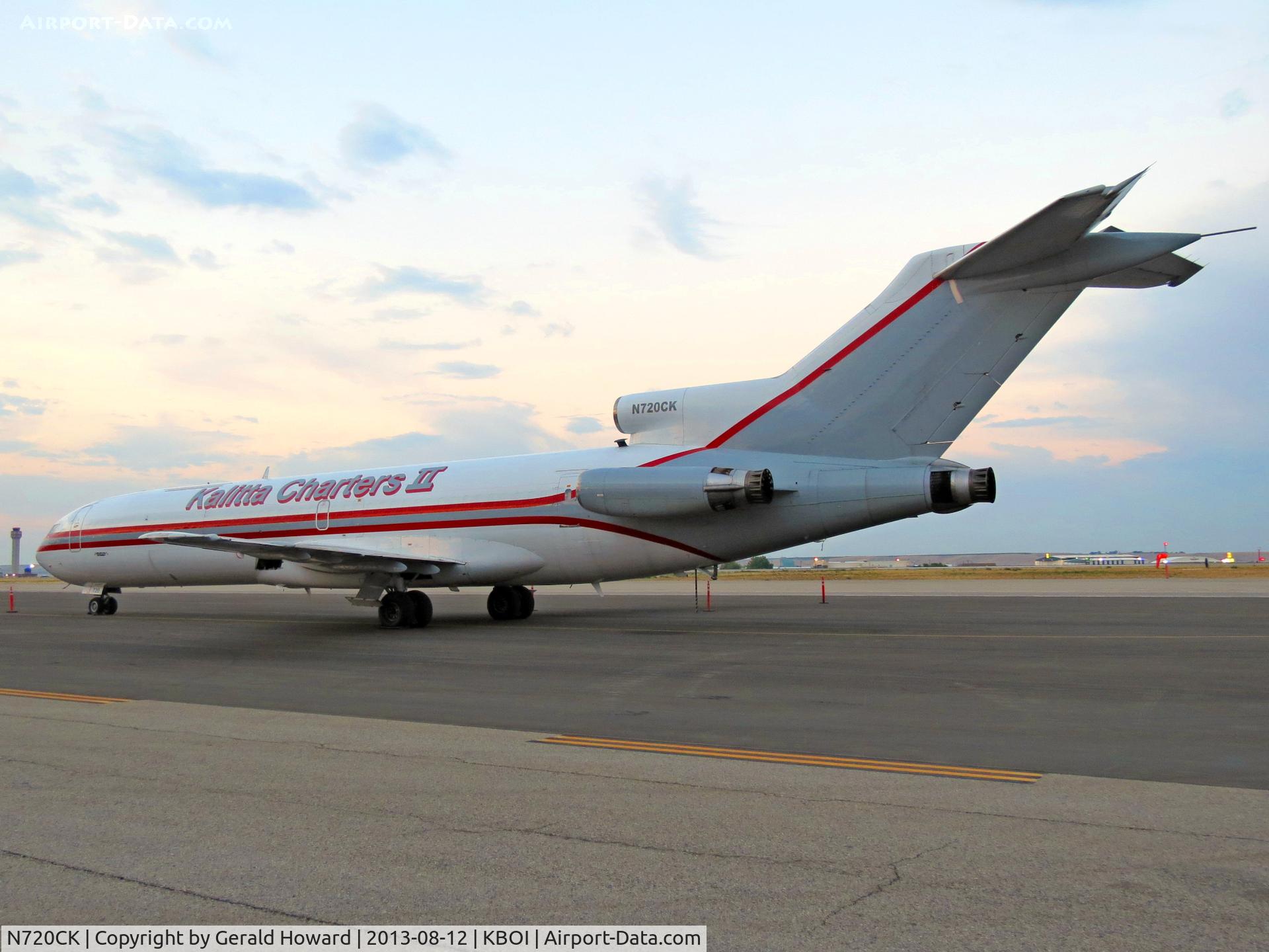 N720CK, 1977 Boeing 727-2B6 C/N 21298, Stage three engines.
