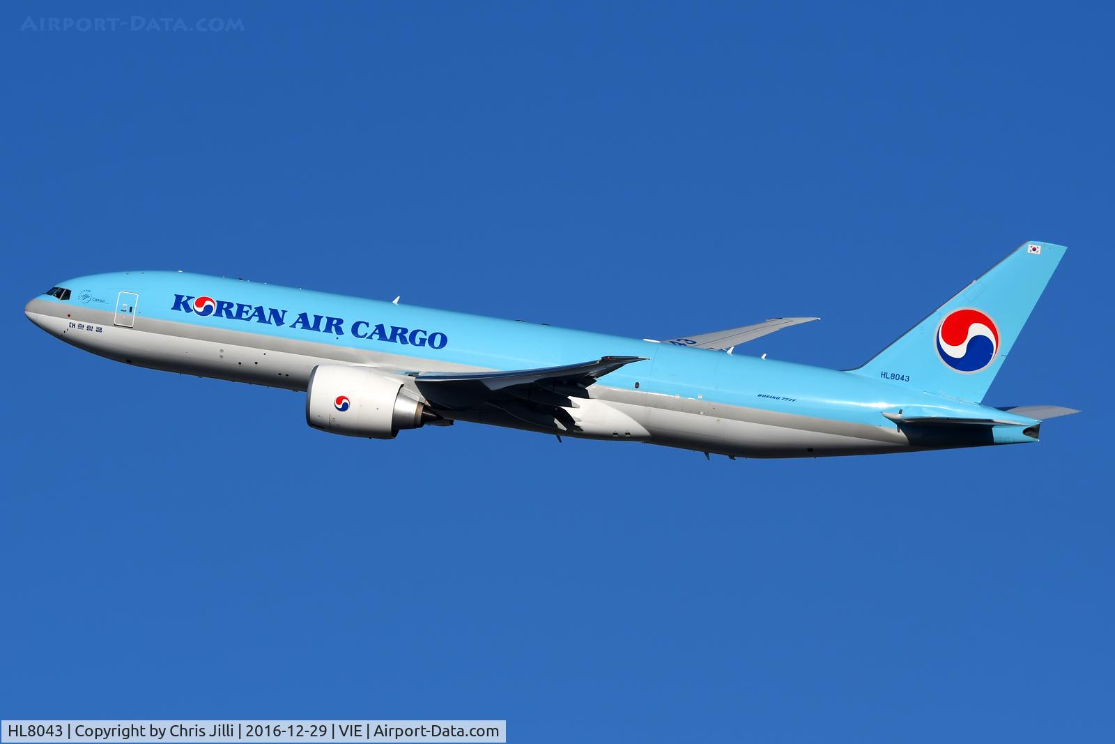 HL8043, 2016 Boeing 777-FB5 C/N 62693, Korean Air Cargo