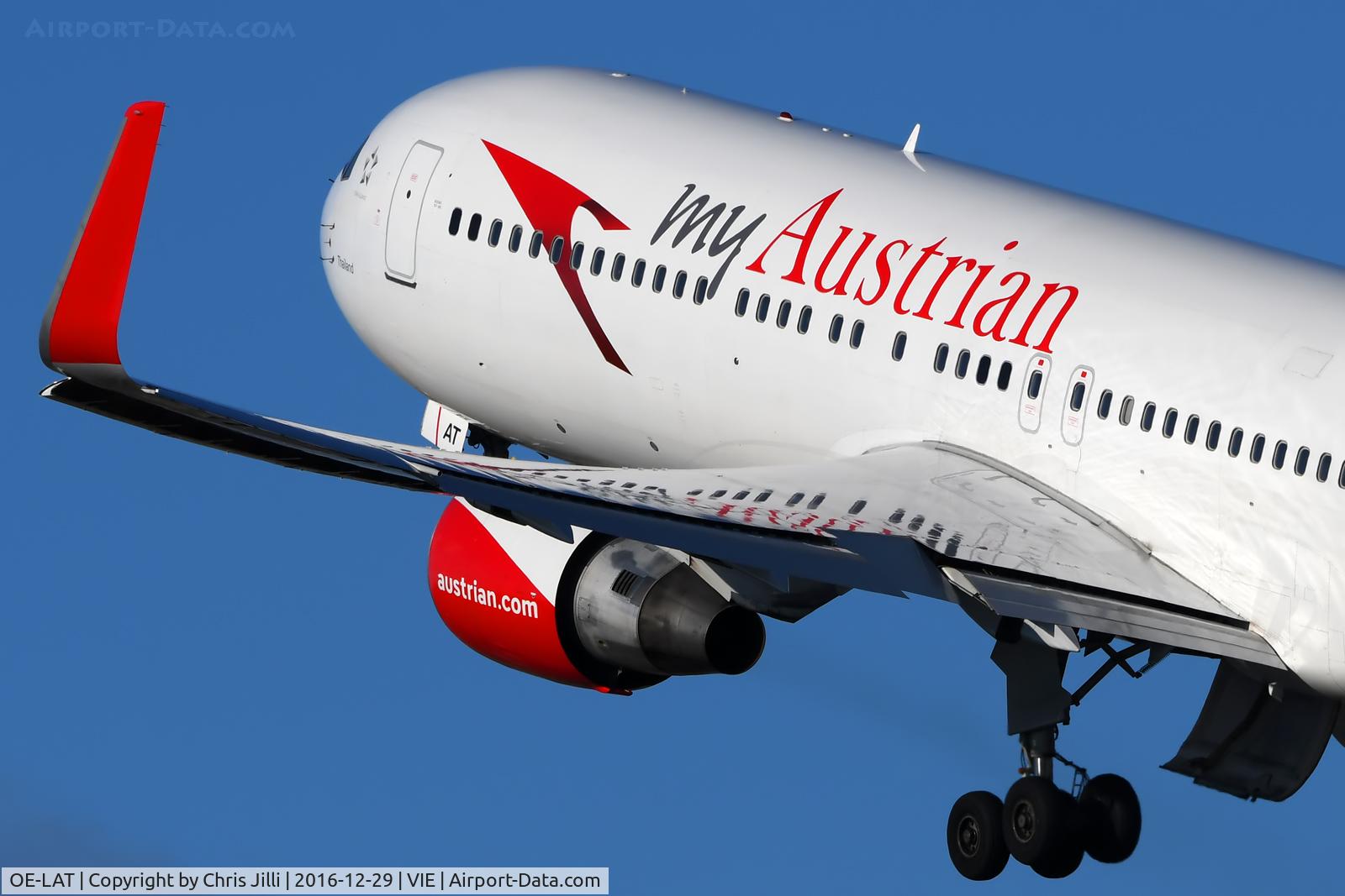 OE-LAT, 1991 Boeing 767-31A C/N 25273, Austrian Airlines
