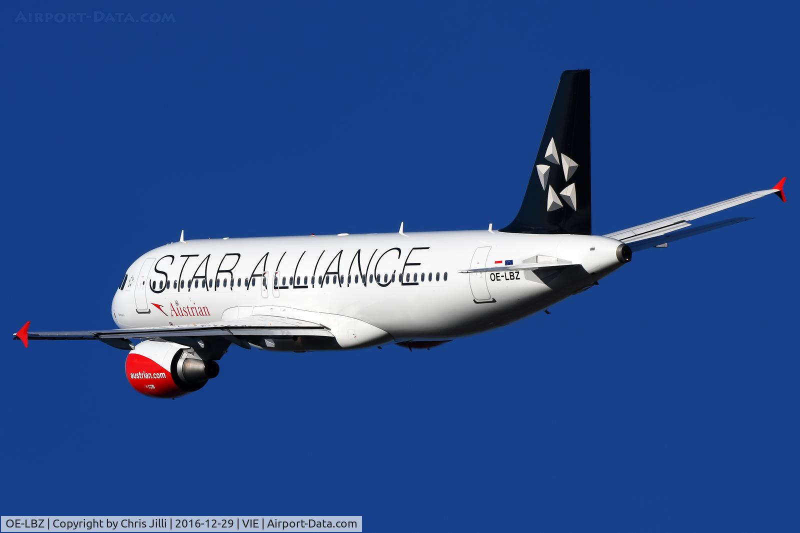 OE-LBZ, 2012 Airbus A320-214 C/N 5181, Austrian Airlines