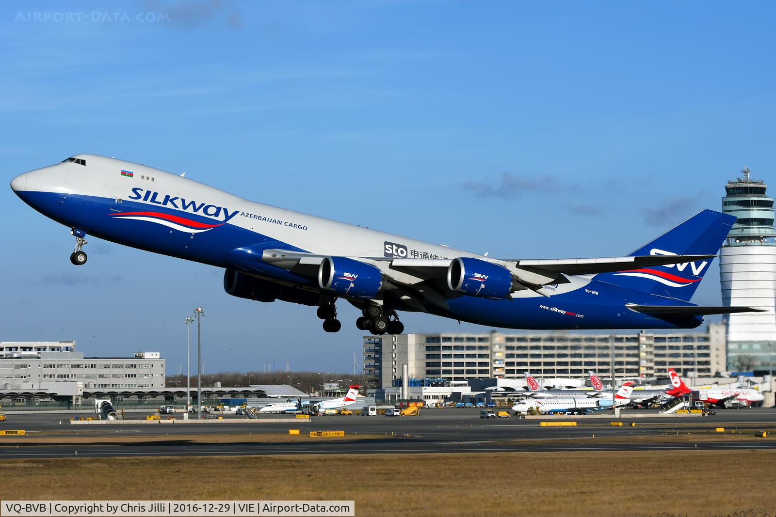 VQ-BVB, 2013 Boeing 747-83QF C/N 44444, Silk Way Azerbaijan Cargo