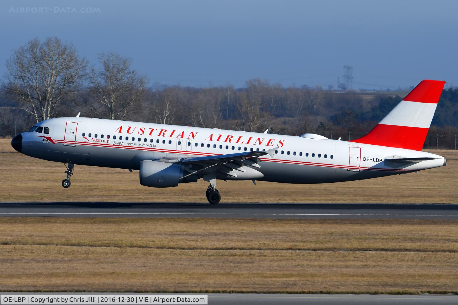 OE-LBP, 1998 Airbus A320-214 C/N 797, Austrian Airlines