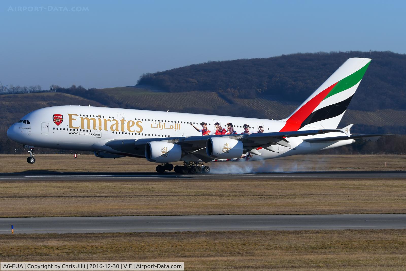 A6-EUA, 2016 Airbus A380-861 C/N 211, Emirates