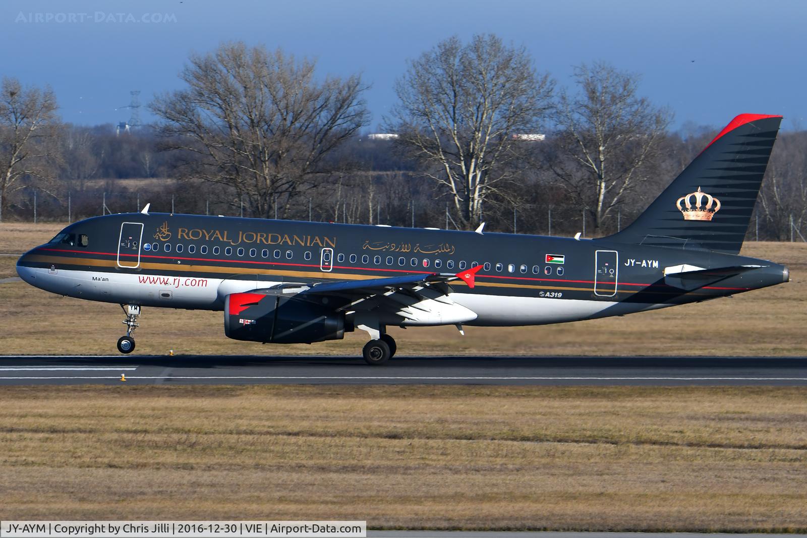 JY-AYM, 2008 Airbus A319-132 C/N 3685, Royal Jordanian Airlines