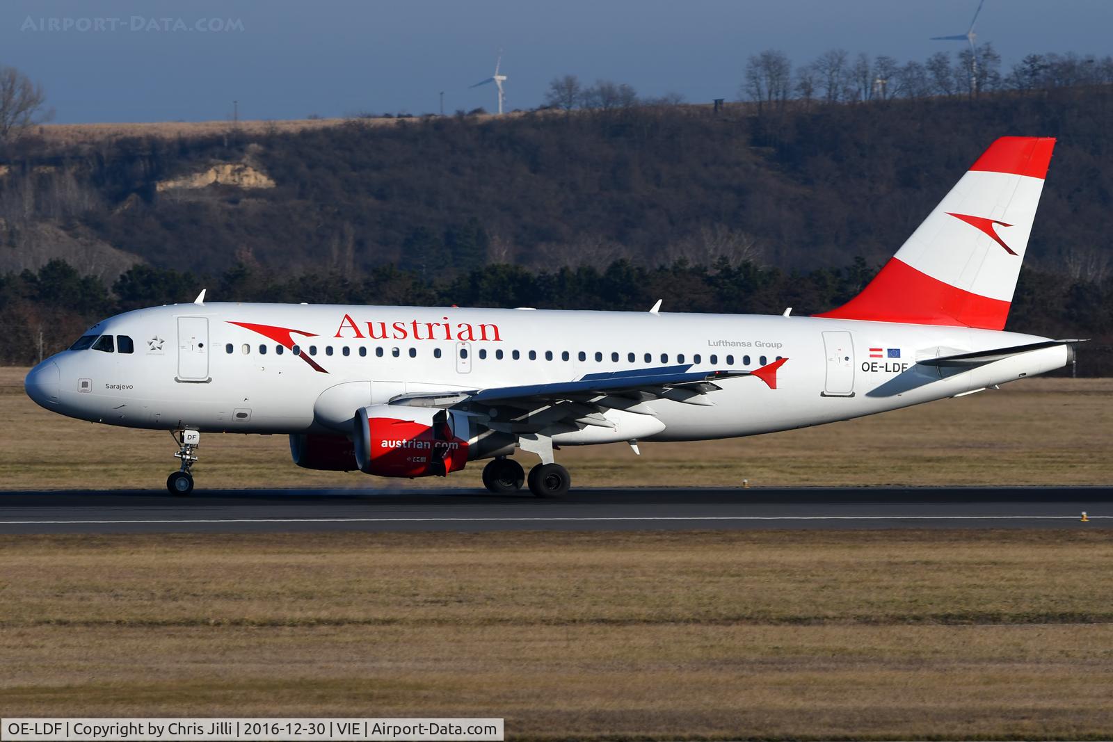 OE-LDF, 2005 Airbus A319-112 C/N 2547, Austrian Airlines