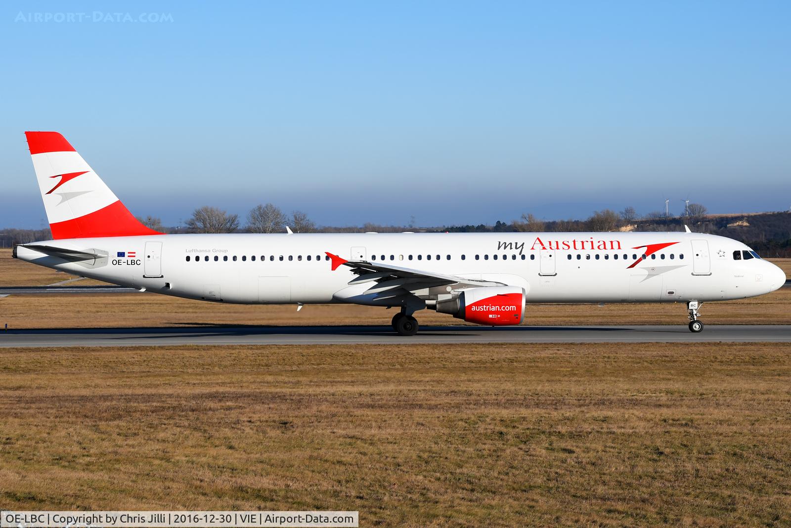 OE-LBC, 1996 Airbus A321-111 C/N 581, Austrian Airlines