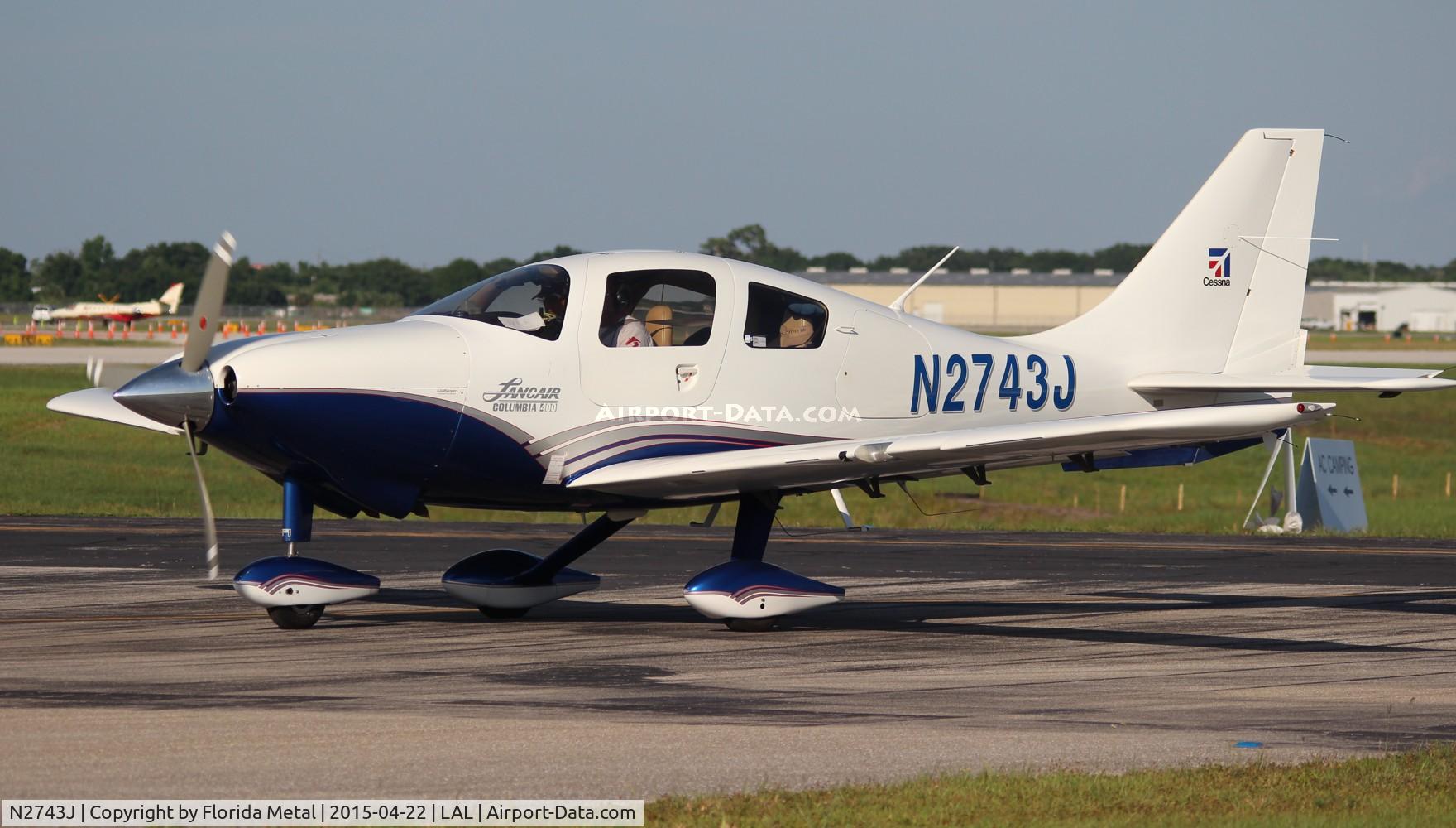 N2743J, 2004 Lancair LC41-550FG C/N 41011, LC41-550FG